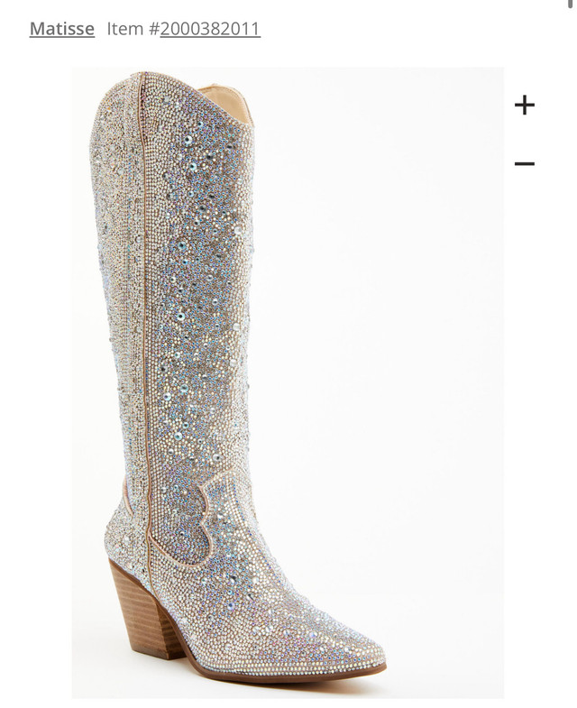 Matisse Nashville sequin cowboy boots Taylor Swift inspired  in Women's - Shoes in Calgary - Image 2