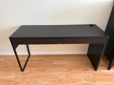 IKEA MICKE Desk – Black-Brown | Large | Like New, View more