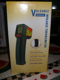 High-Precision Infrared Thermometer with Laser Sight Aiming