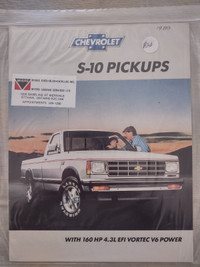 1961-89 GMC/Chevy Truck and S10 Colour Brochures