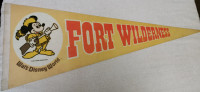 Mickey Mouse - Vintage Fort Wilderness Pennant - 80's