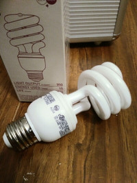 New 15W G.E. mini energy saver spiral. Single