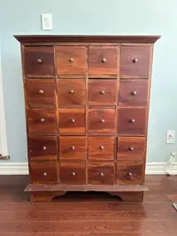 Antique 20-drawer cabinet 