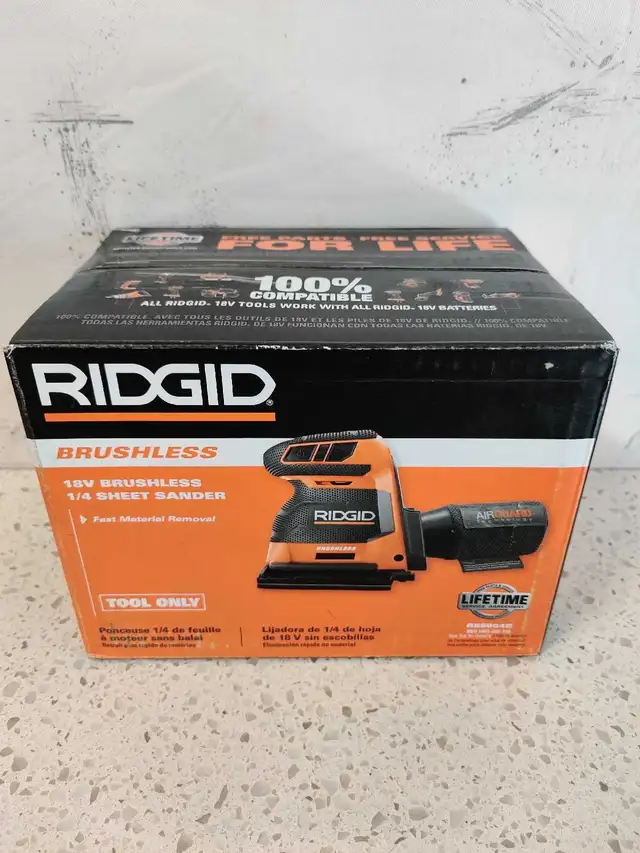 RIDGID CORDLESS SANDER  in Power Tools in Kitchener / Waterloo - Image 2