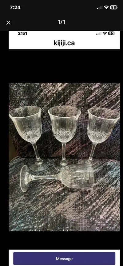 Crystal Wine Never Used, View more