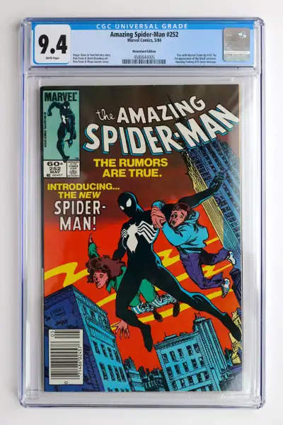 Amazing Spiderman 252 Newsstand + CPV in CGC 9.4 and 9.6 Comics, View more