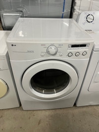 LG front load white electric dryer 
