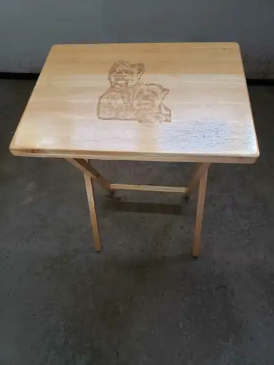 Oak folding table, View more