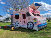 Ice Cream Truck Commercial Bouncey Castle 