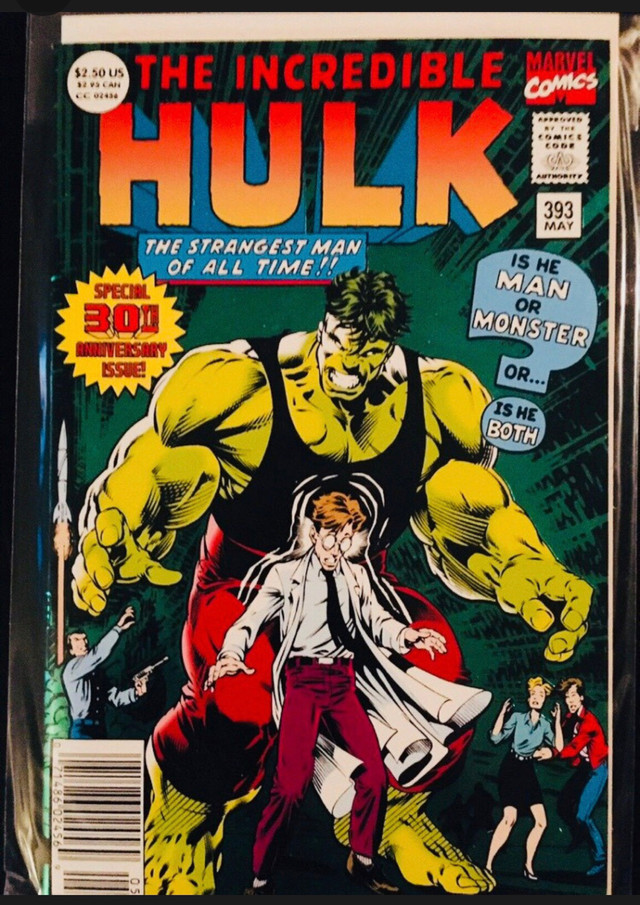 The Incredible Hulk #393 Special Issue Rare Newsstand in Comics & Graphic Novels in Brantford