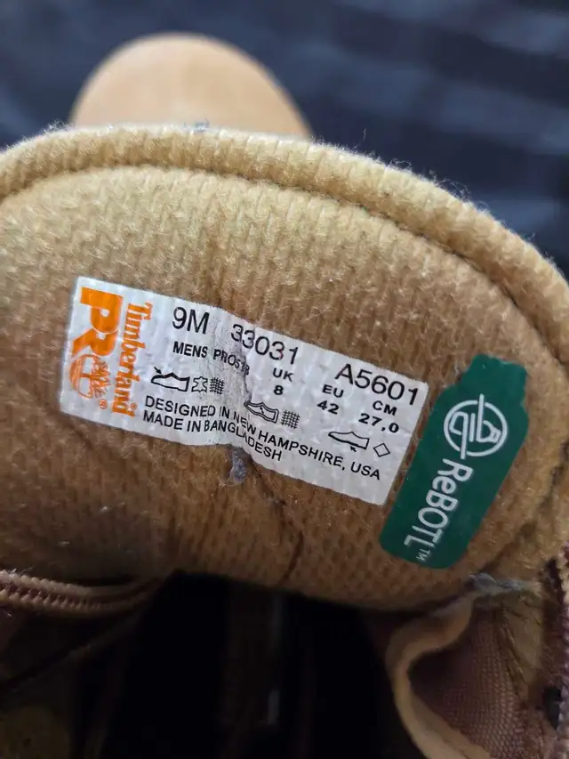 Timberland PRO Boots - Men's 9M in Men's Shoes in Markham / York Region - Image 3