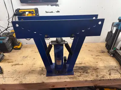 I'm selling a used Power Fist 12 Ton Hydraulic Pipe Bender, capable of bending up to 2-inch pipes wi...
