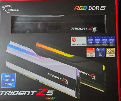2x24gb DDR5 CL-40-52-52-134 1.40v 8400mts GskillRam, View more