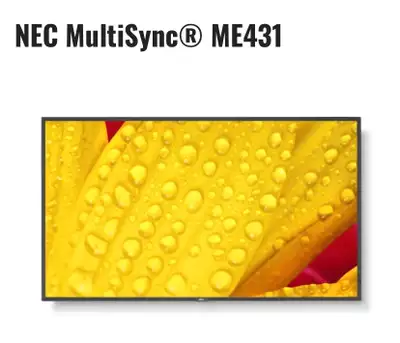 I'm selling a slightly used NEC MultiSync ME431 43" commercial display, perfect for digital signage...