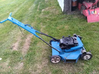 Vintage self propelled lawn mower ., View more