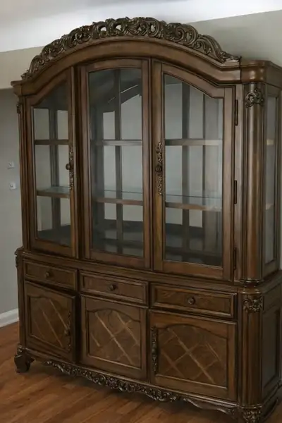 Elegant Solid Wood China Cabinet, View more