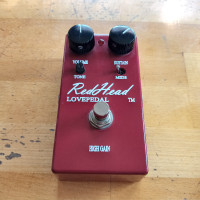 Lovepedal Redhead distortion pedal