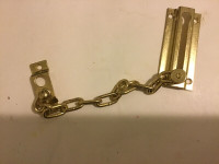 Onward Chain Door Guard, 3-1/2 in (89 mm), Brass