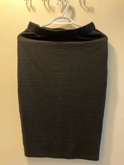 Jacqueline de Yong Black Ribbed Pencil Skirt X-Small, View more