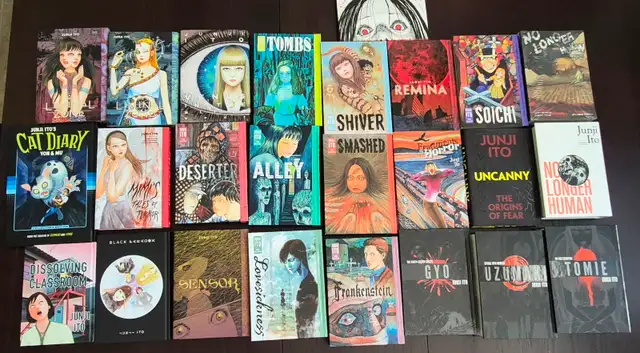 Junji Ito 25 NEW mint HARDCOVER Manga volume complete collection