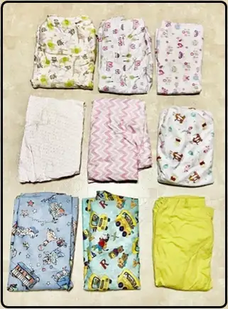 Crib Sheets $5 each, View more