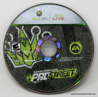 XBOX 360 NEED FOR SPEED - PRO STREET GAME (NO CASE)
