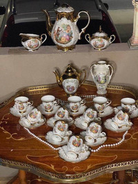 27 piece vintage Love Story demitasse cups/ espresso cups & tea 
