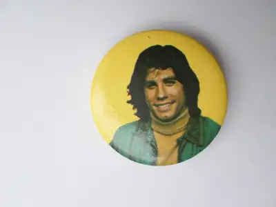 1976 John Travolta / Vinnie Barbarino Button_VIEW OTHER ADS_, View more