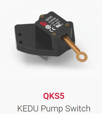 KEDU QKS5 Pedestral Pump Switch 12A 125VAC; 8A 250VAC, View more