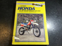 1979-1987 Honda XL/XR Singles Manual XL600R XR600R XR500 XL500R
