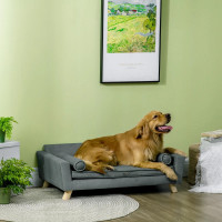 Dog Sofa Bed with Removable Pillows, Foam Pet Sofa Cat Sofa with