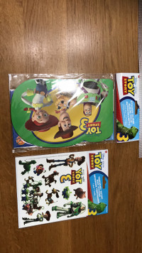 Brand new Toy Story 3 stickers and album and also temp tattoos