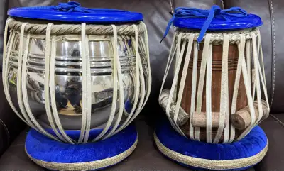 brand new professional tabla set with bag, View more