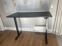 Adjustable height electric desk