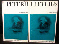 1 PETER Vol. 1 & 2 by John Brown: Banner of Truth~ Geneva Series