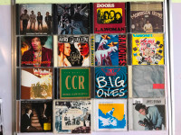 Rock, pop, rap, soul, and reggae CDs from the 60s to the 2000s