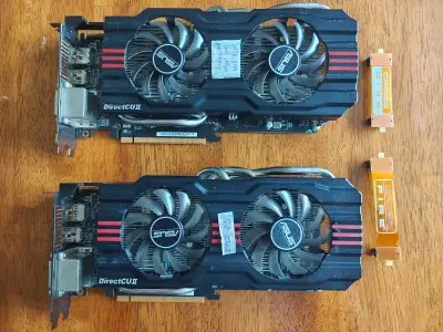 NOT WORKING Radeon HD 7870 Graphics Cards /w CrossFire Connector, View more