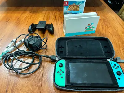 Limited edition Animal Crossing Switch w/ game, View more