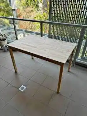 Ikea Ingo dining / kitchen table - solid wood. Solid pine is a natural material that ages beautifull...
