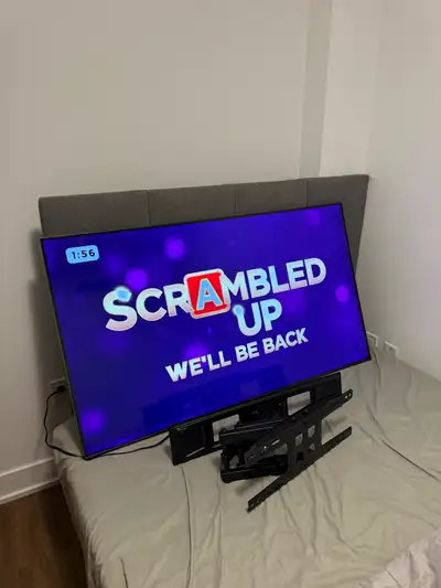     Samsung 55” Smart TV (Wall Mount Included), View more