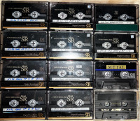 12x Metal Tapes 11 SONY SR 100 1x FUJI FR Metal
