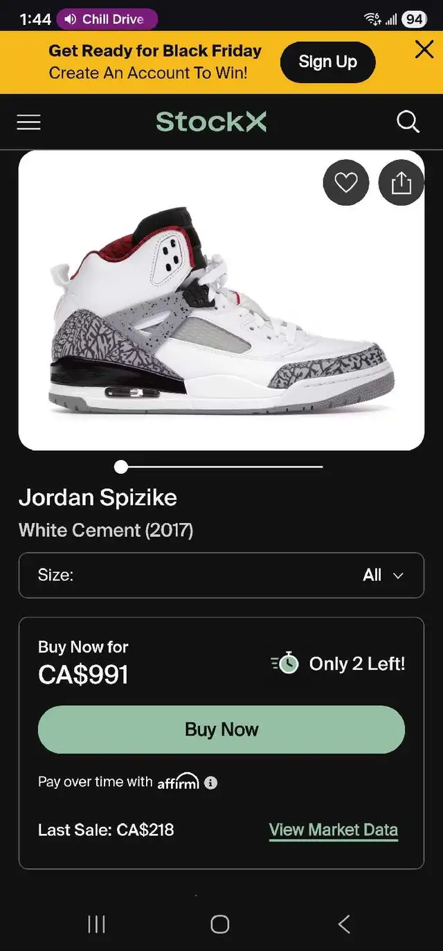 Air Jordan Spizikes sz 10.5 Like New in Men's Shoes in City of Toronto - Image 2