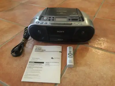 Sony CD Radio Cassette-Corder CFD-S03CP, View more