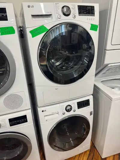  LG 24 inch washer and 24 inch ventless dryer, View more