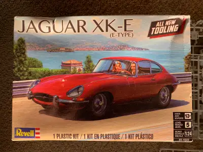 REVELL 1:24 Scale Jaguar XK-E Plastic Model Kit, View more