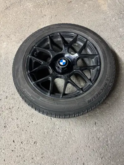 Winter tires Set of 4 17 inches on Aluminium rims for BMW X1
