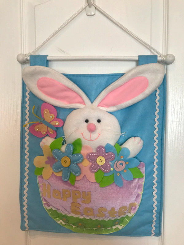 Happy Easter Hanging Wall Décor Cloth  (2) $7.50 each in Other in Edmonton - Image 2