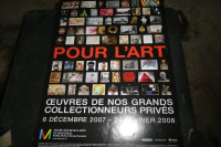 Affiche/poster Pour l'Art, Musée des Beaux Arts 2007-Oeuvres de