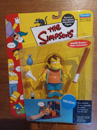 Nelson Muntz World of Springfield Simpsons figure Playmates MOC
