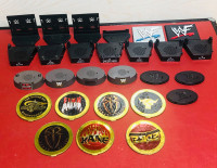 WWE Mattel Lot Accessories Entrance Greats Stands and more 